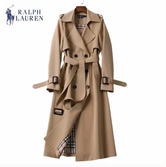 New British-style knee-length coat for 2025