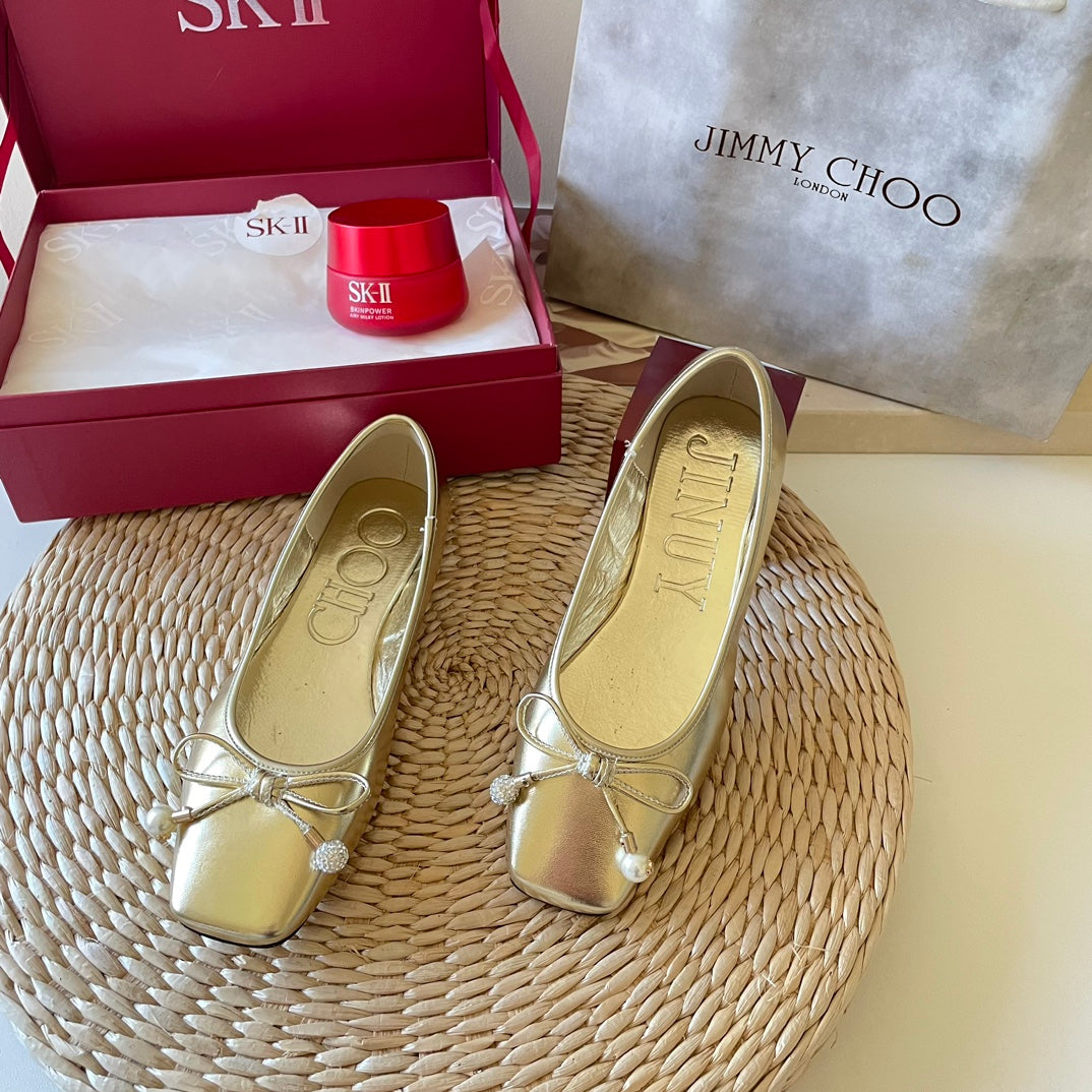 JIM* 23 bow ballet slippers