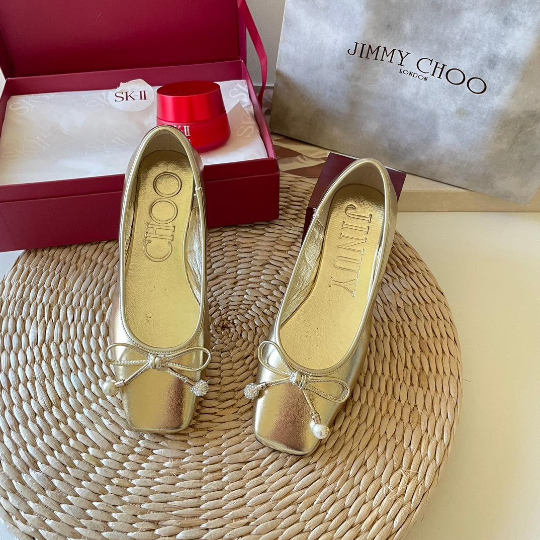 JIM* 23 bow ballet slippers