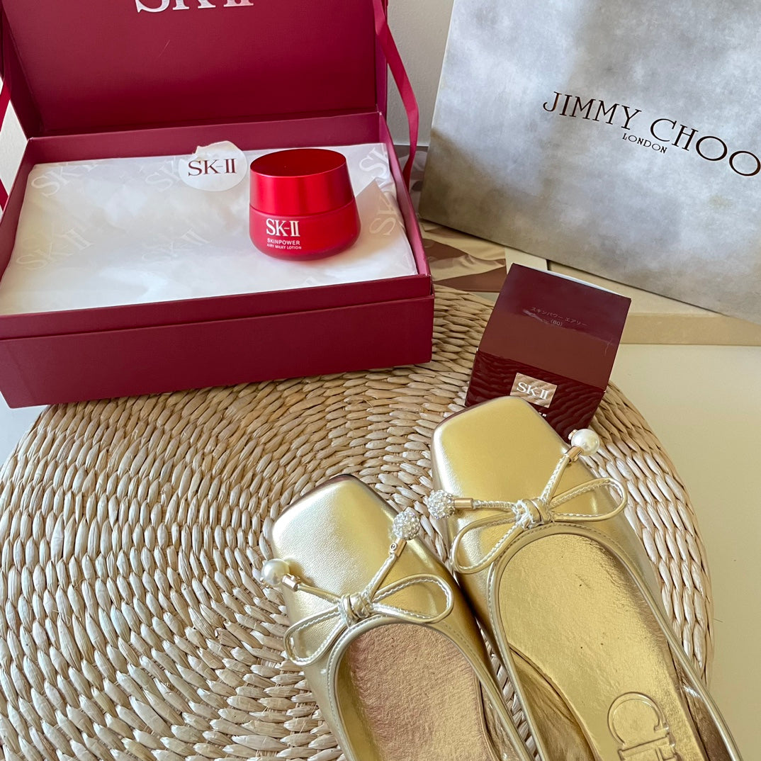 JIM* 23 bow ballet slippers