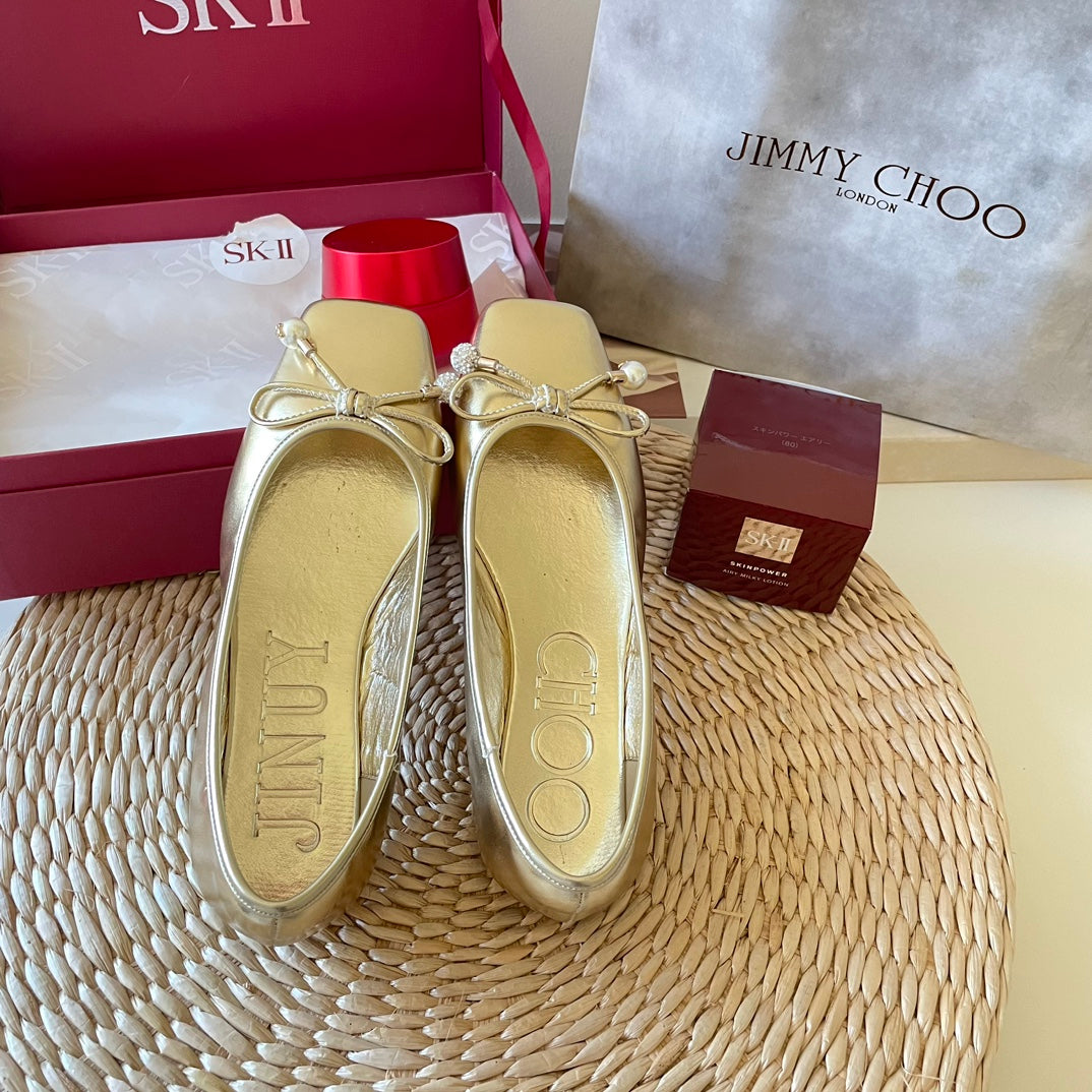 JIM* 23 bow ballet slippers