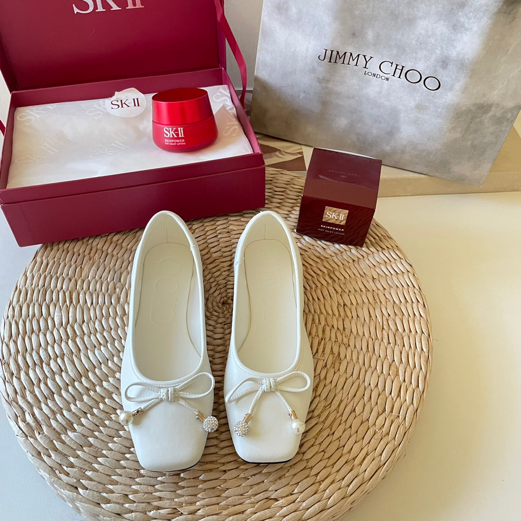 JIM* 23 bow ballet slippers