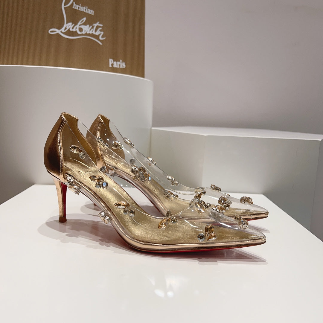 CL 24  1:1 VIP rhinestone high heels