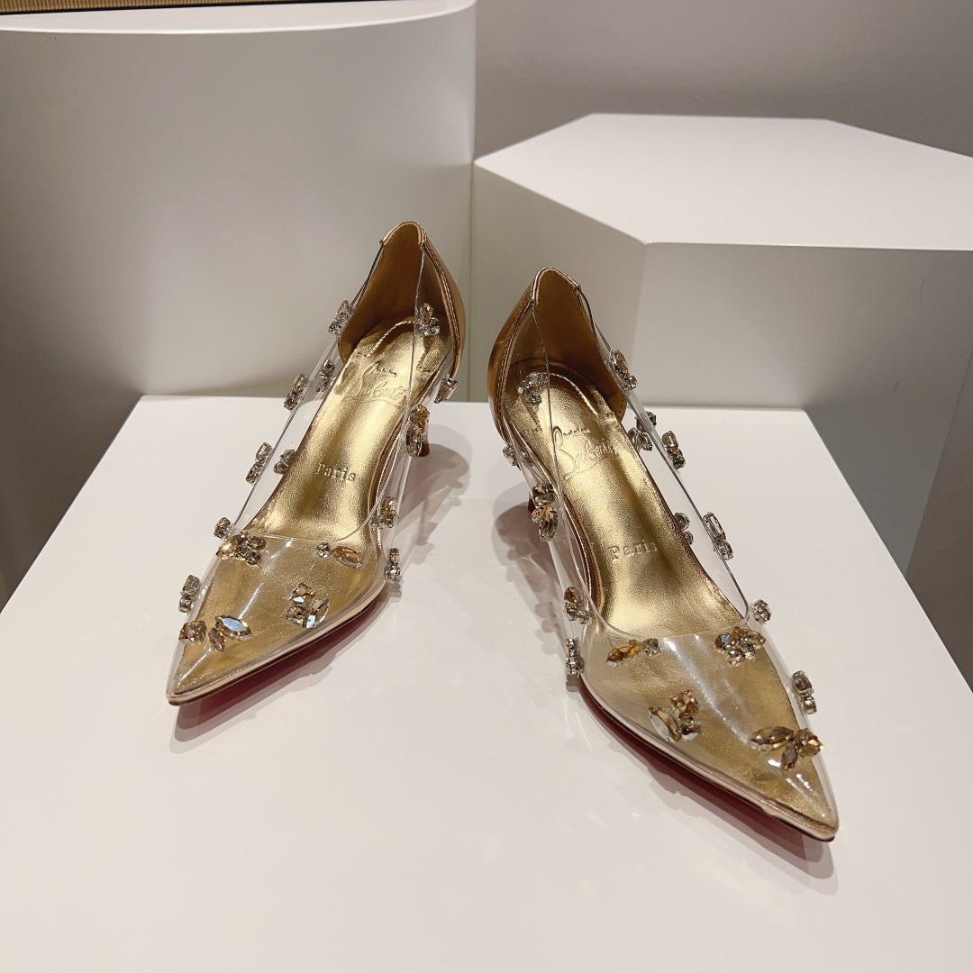 CL 24  1:1 VIP rhinestone high heels