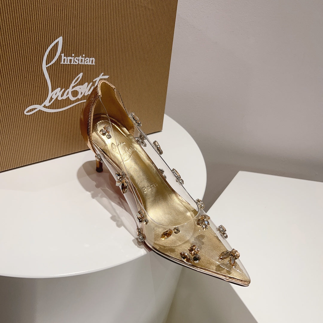CL 24  1:1 VIP rhinestone high heels