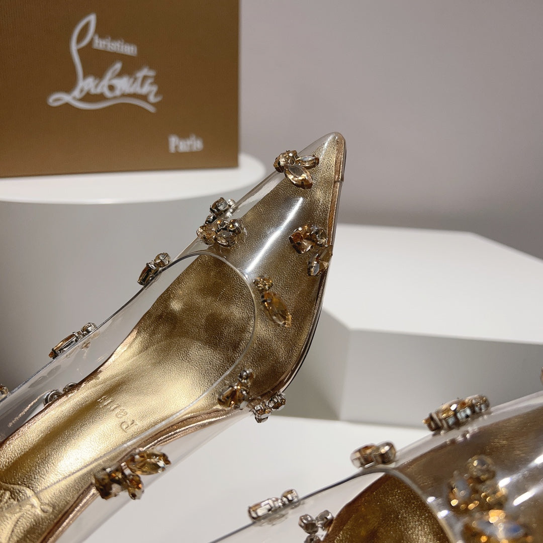 CL 24  1:1 VIP rhinestone high heels