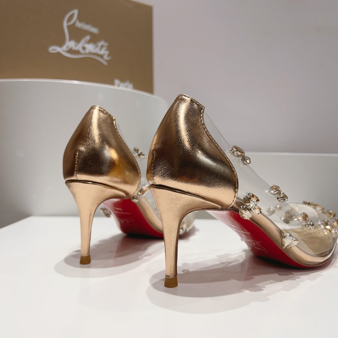 CL 24  1:1 VIP rhinestone high heels