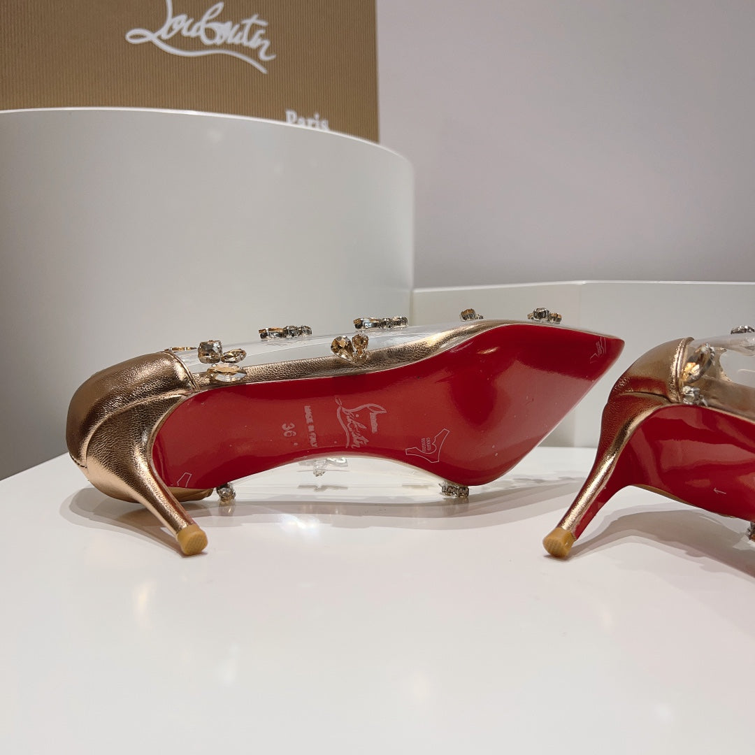 CL 24  1:1 VIP rhinestone high heels