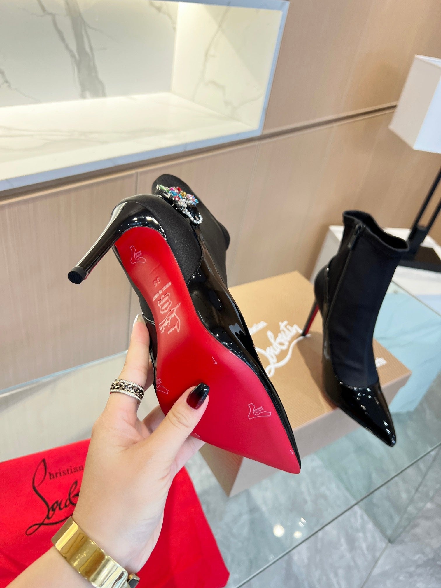 CL*  1:1 VIP red sole high heels