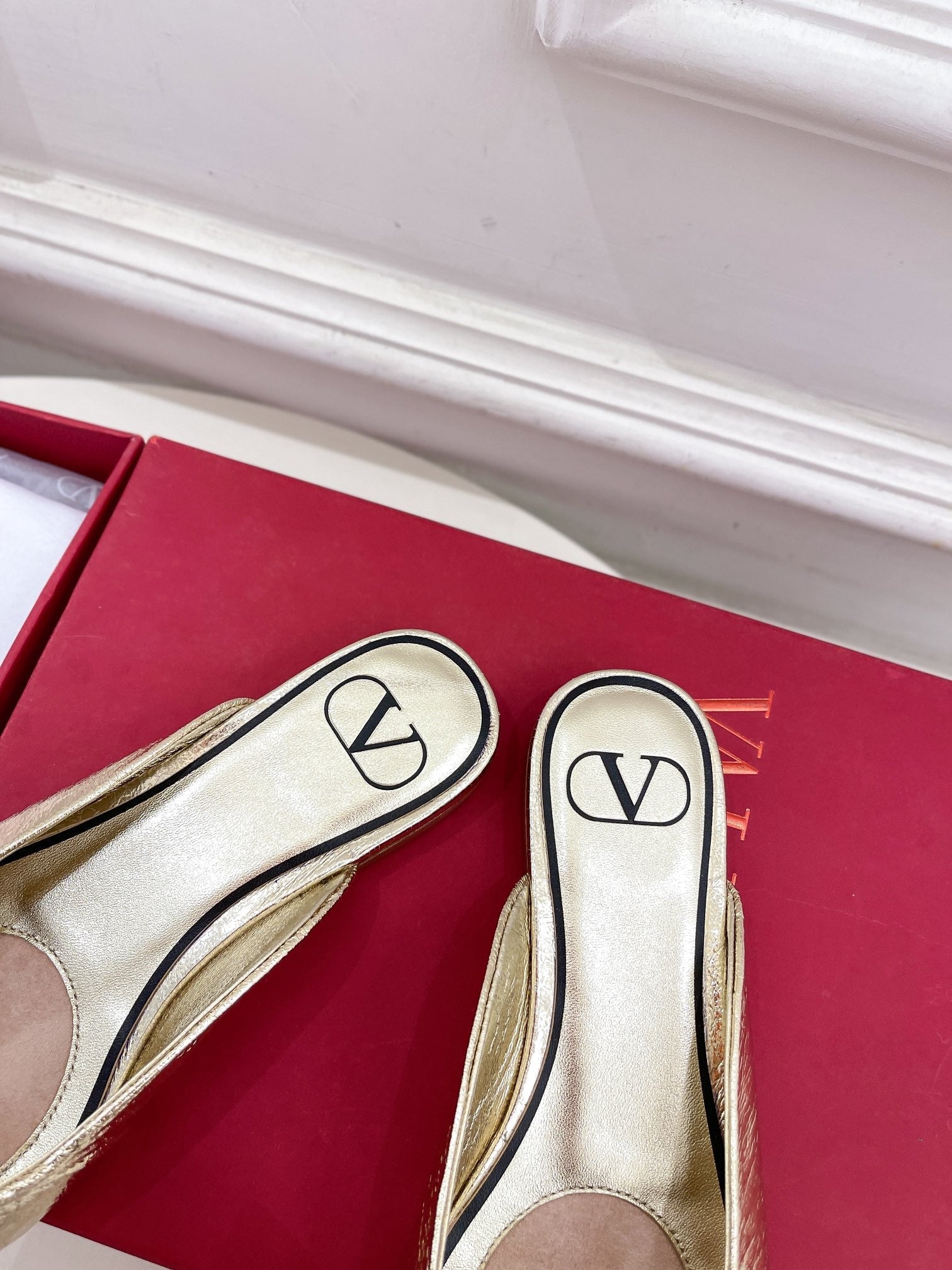 Valenti* 24 new pointed toe bow mules 1:1 VIP