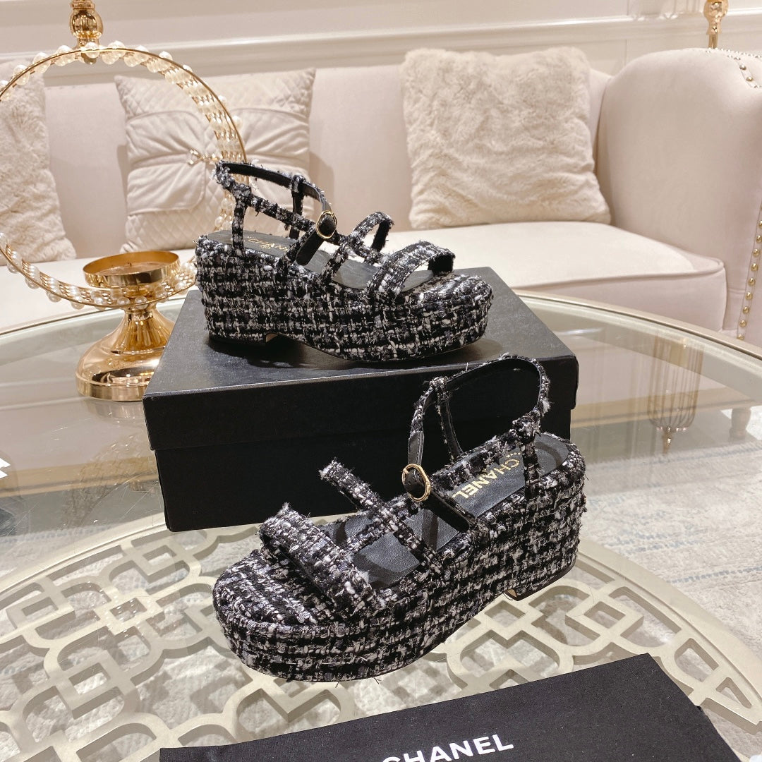 CHAN* 24 new summer high heel sandals 1:1 VIP