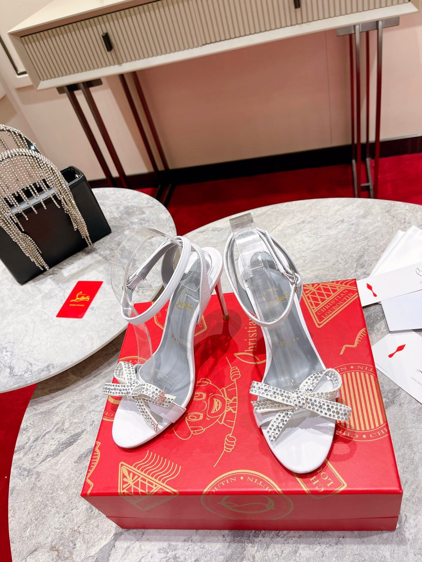 CL* 24 new bow high heels1:1 VIP