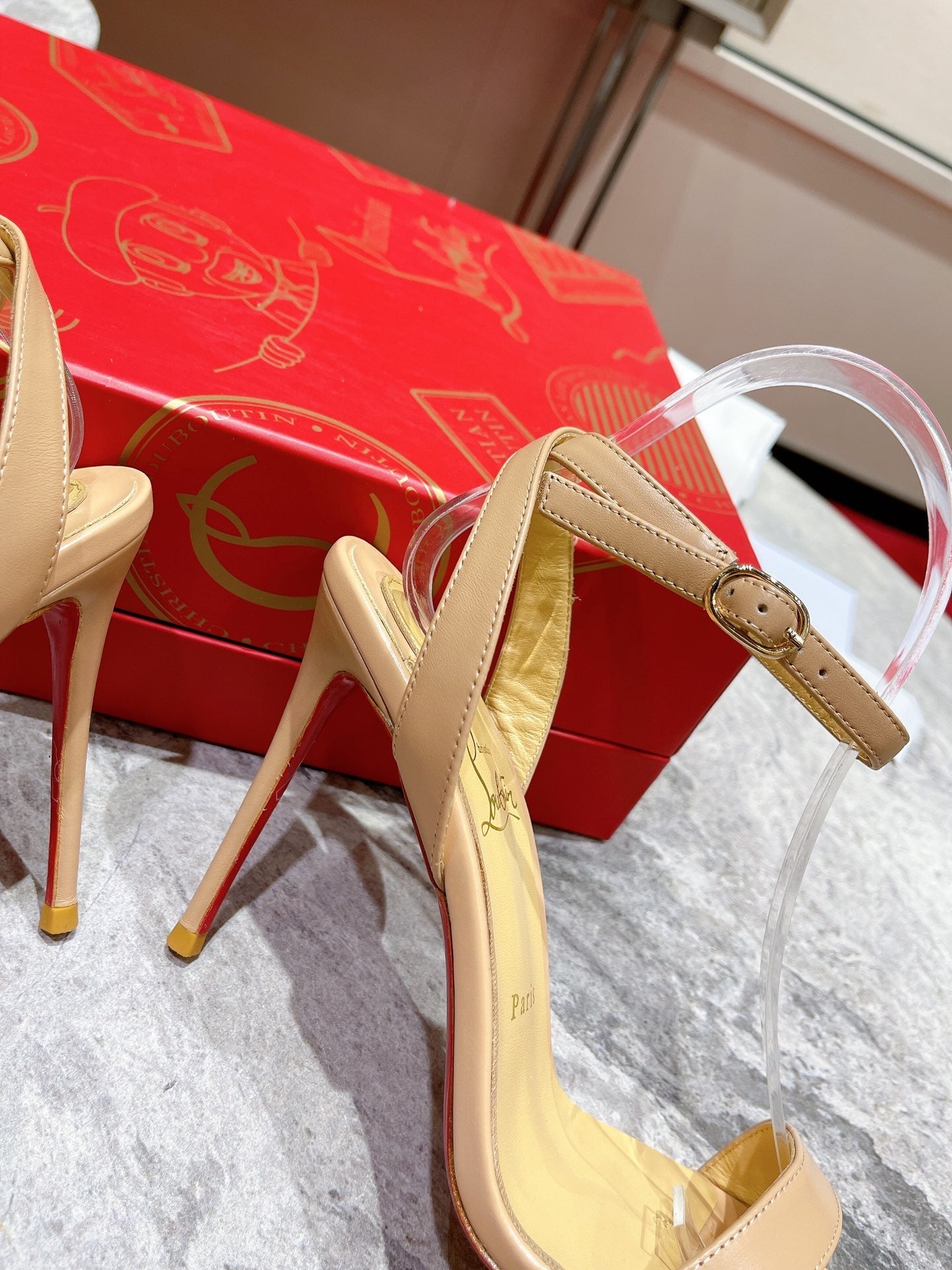 CL*24 new nude strap high heels 1:1 VIP