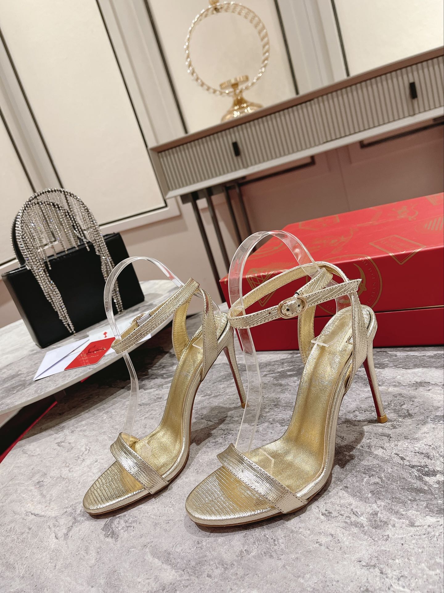 CL*24 new nude strap high heels 1:1 VIP