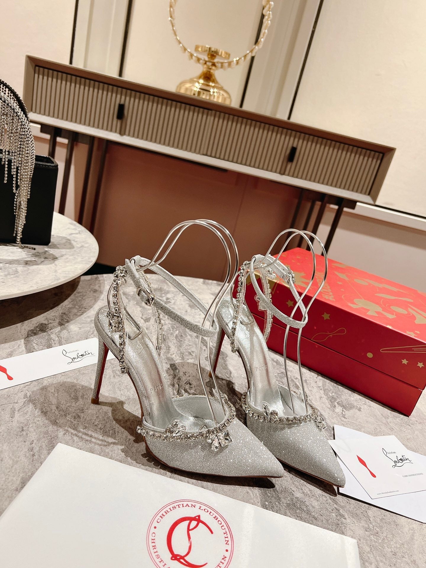 CL* 24 new products crystal high heels 1:1 VIP