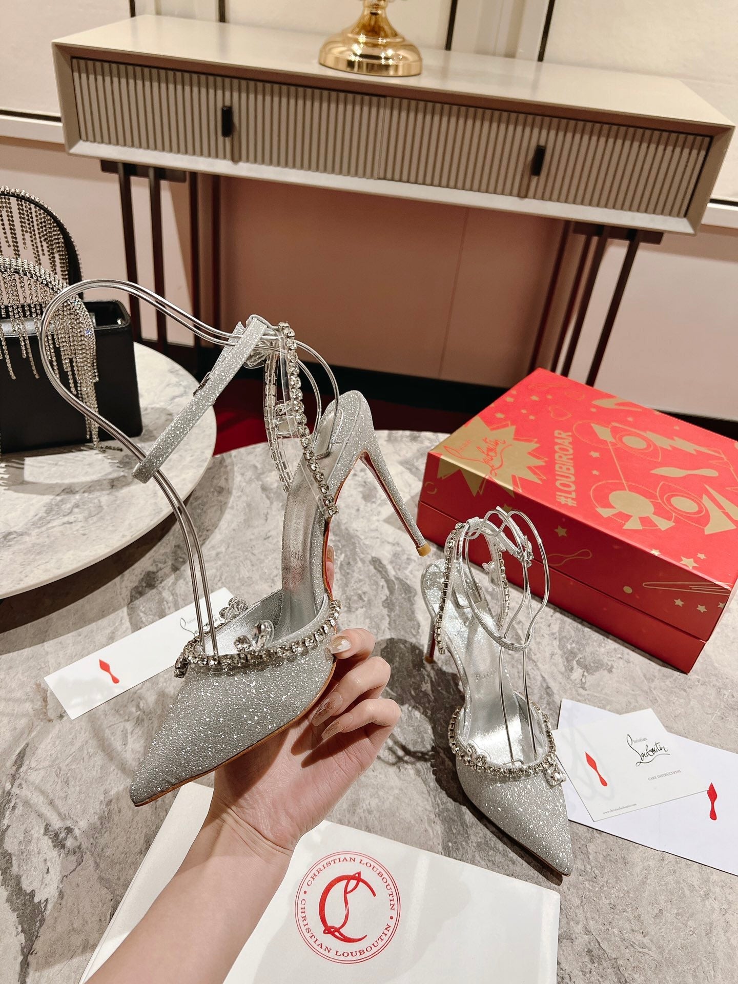 CL* 24 new products crystal high heels 1:1 VIP