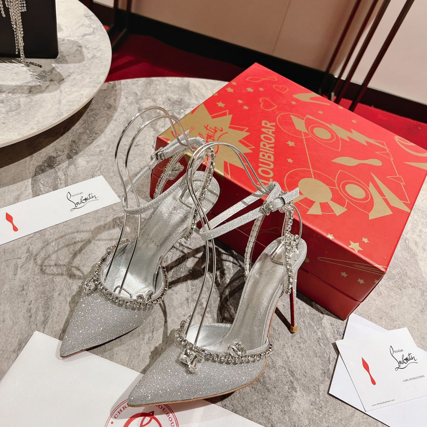 CL* 24 new products crystal high heels 1:1 VIP