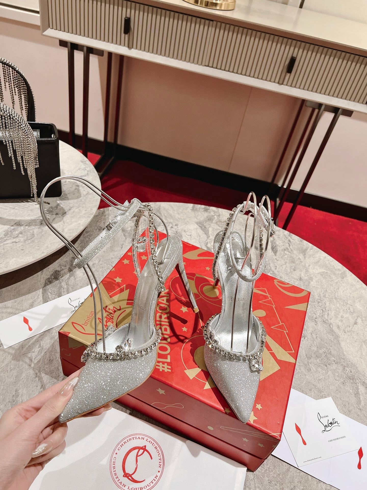 CL* 24 new products crystal high heels 1:1 VIP