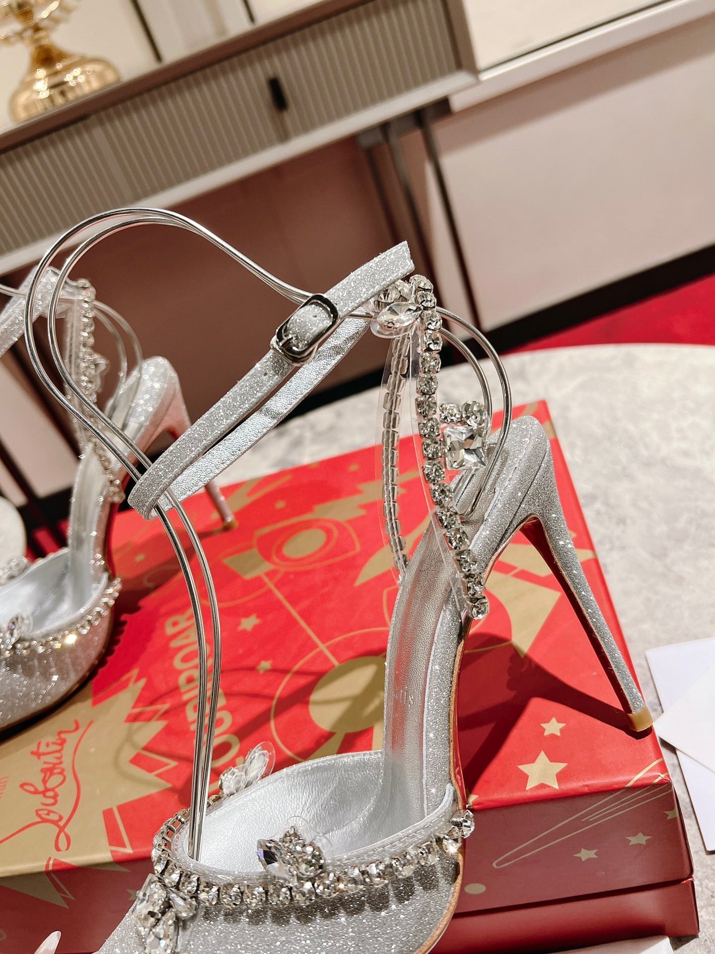 CL* 24 new products crystal high heels 1:1 VIP