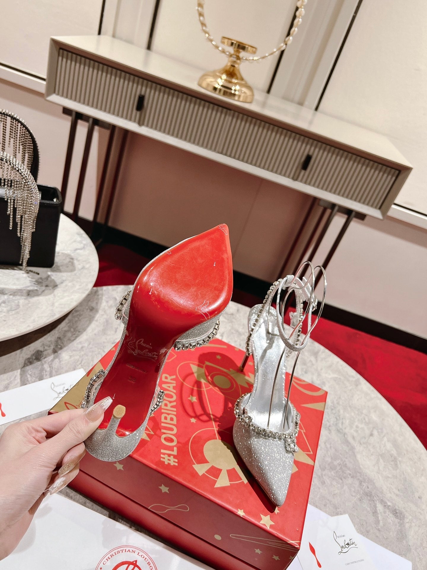 CL* 24 new products crystal high heels 1:1 VIP