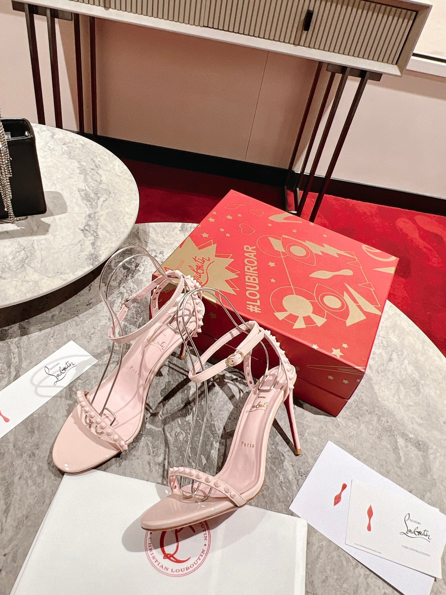 CL*24 spiked one-line sandals 1:1 VIP