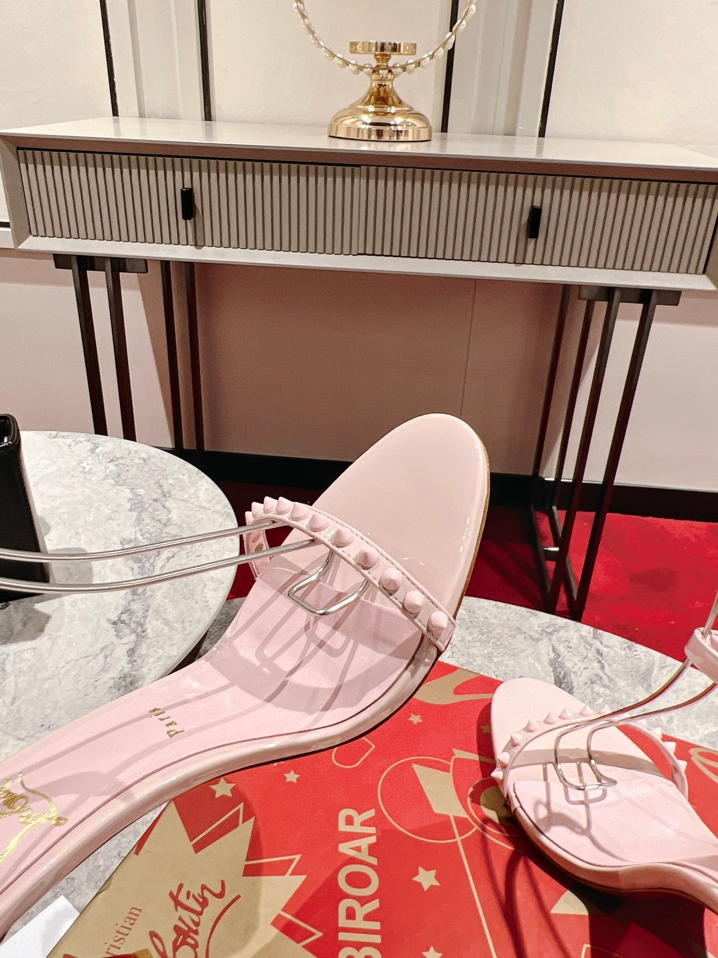 CL*24 spiked one-line sandals 1:1 VIP