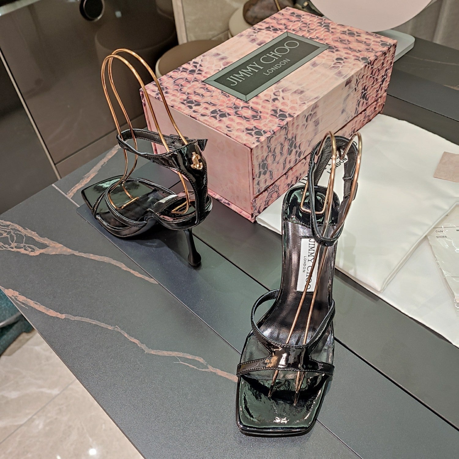 JIMM *24 new high-heeled sandals 1:1 VIP