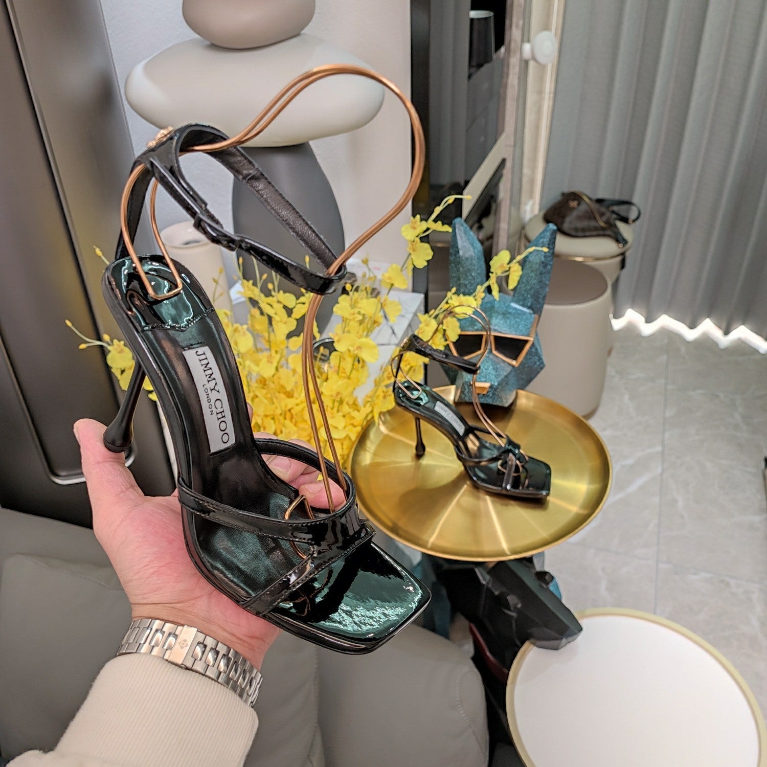 JIMM *24 new high-heeled sandals 1:1 VIP