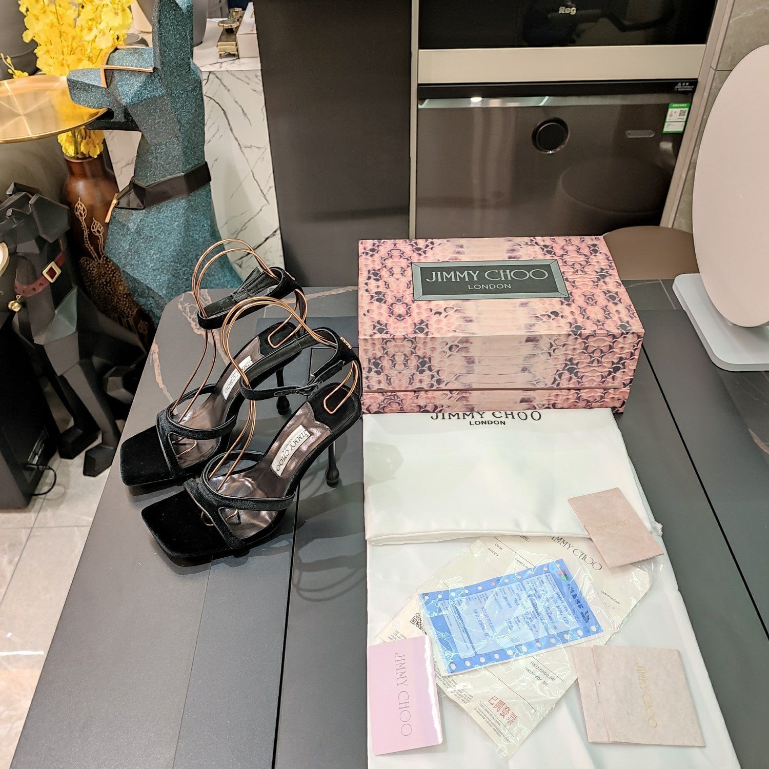 JIMM *24 new high-heeled sandals 1:1 VIP