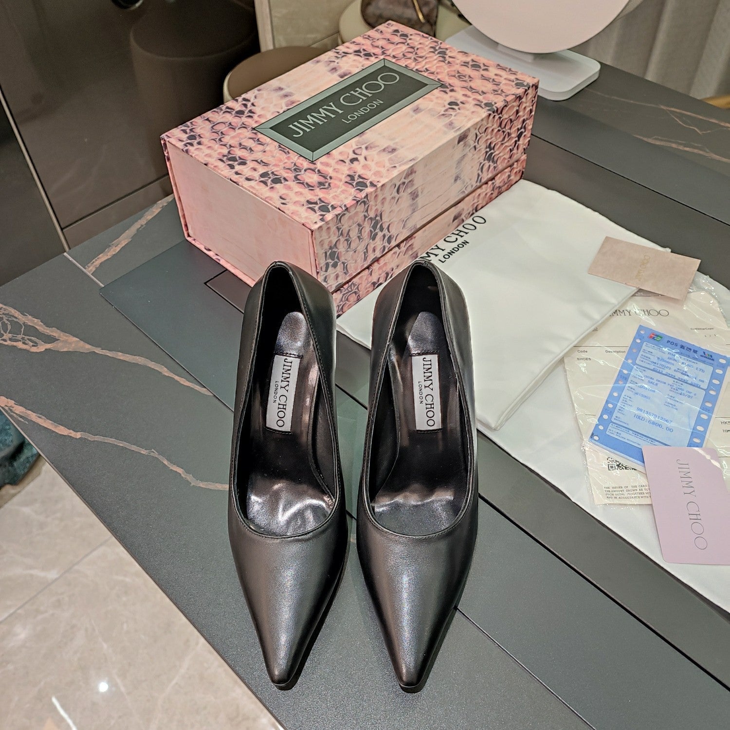 JIMM* 24 new transparent wedge shoes 1:1 VIP