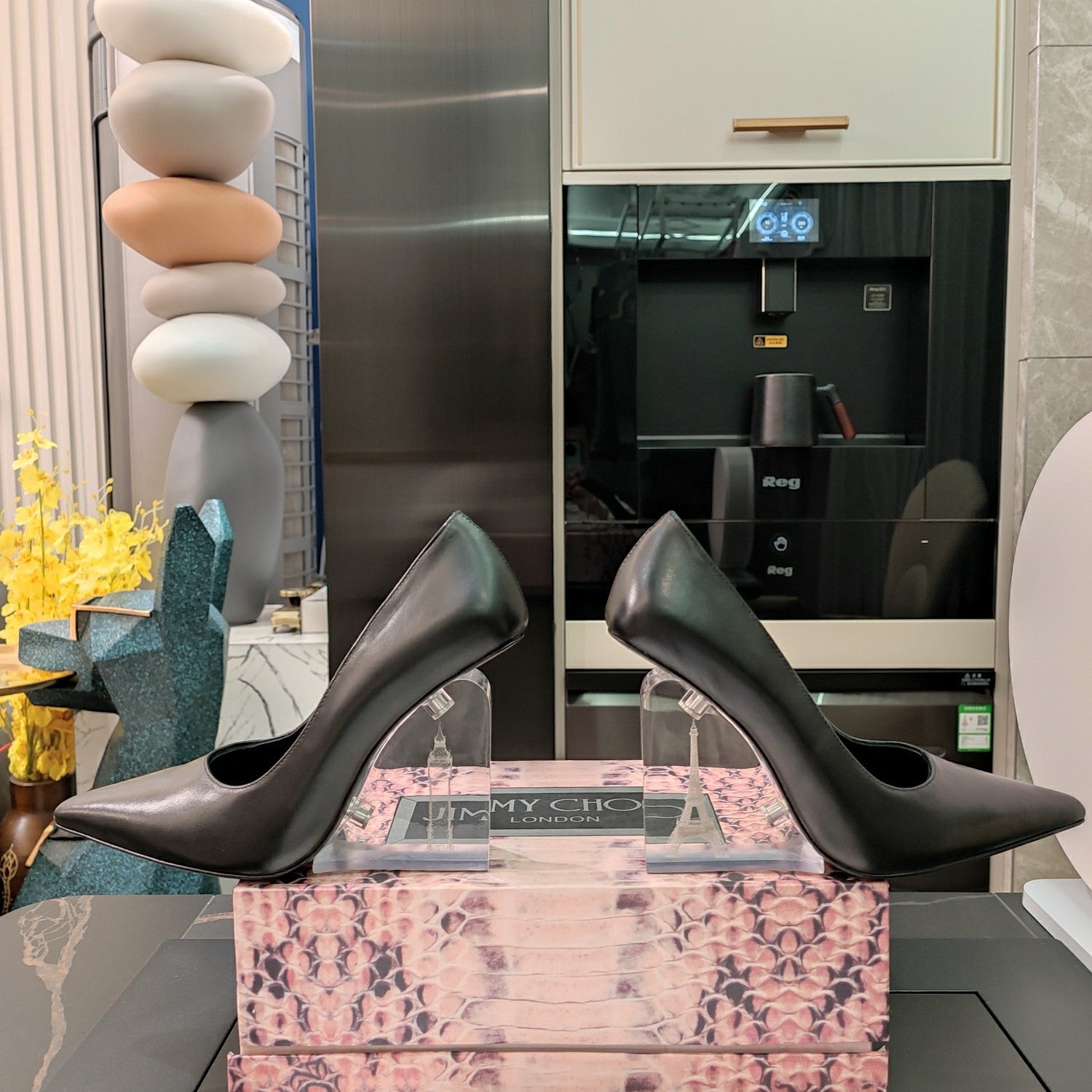 JIMM* 24 new transparent wedge shoes 1:1 VIP