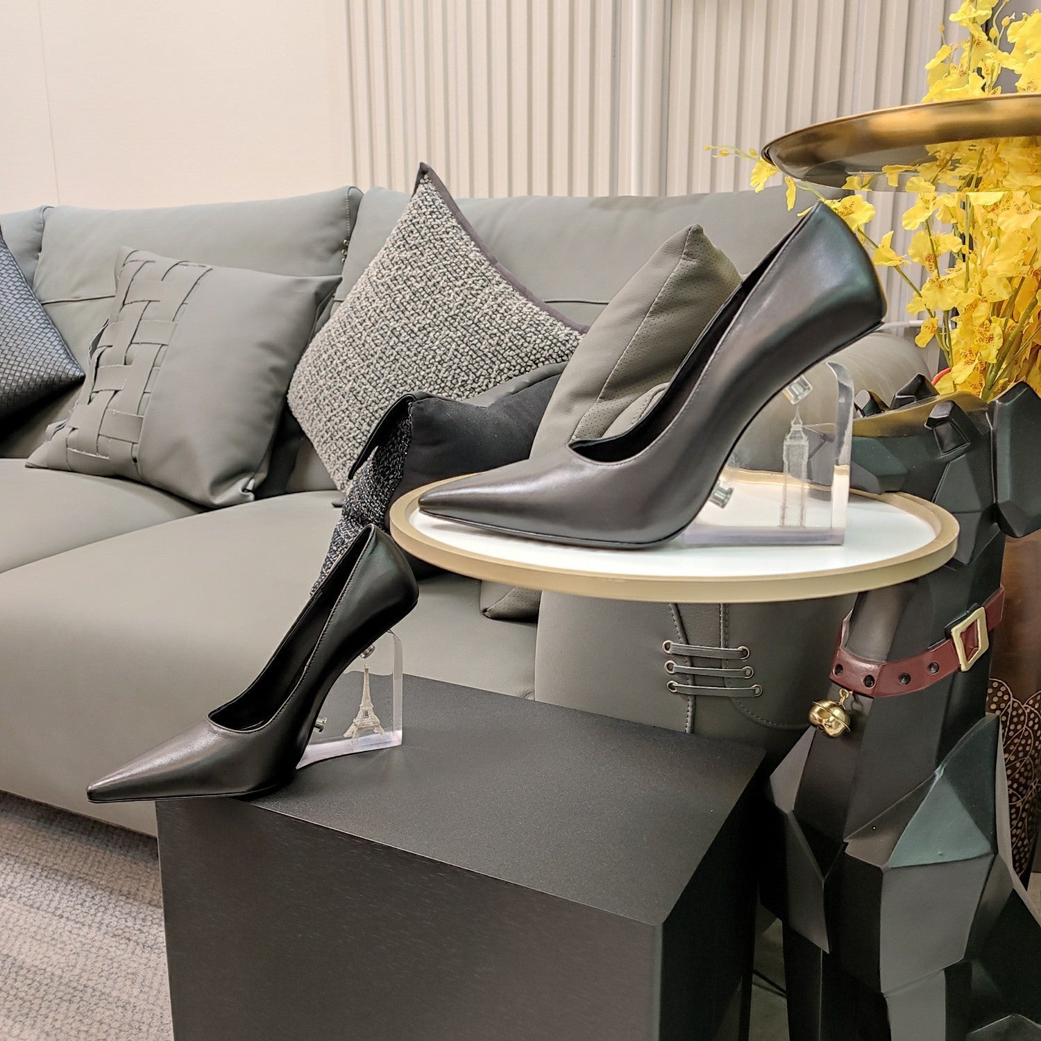 JIMM* 24 new transparent wedge shoes 1:1 VIP