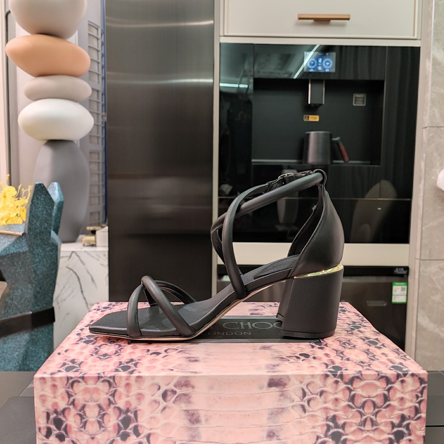 JIMM* 24 new thick heel high heels 1:1 VIP