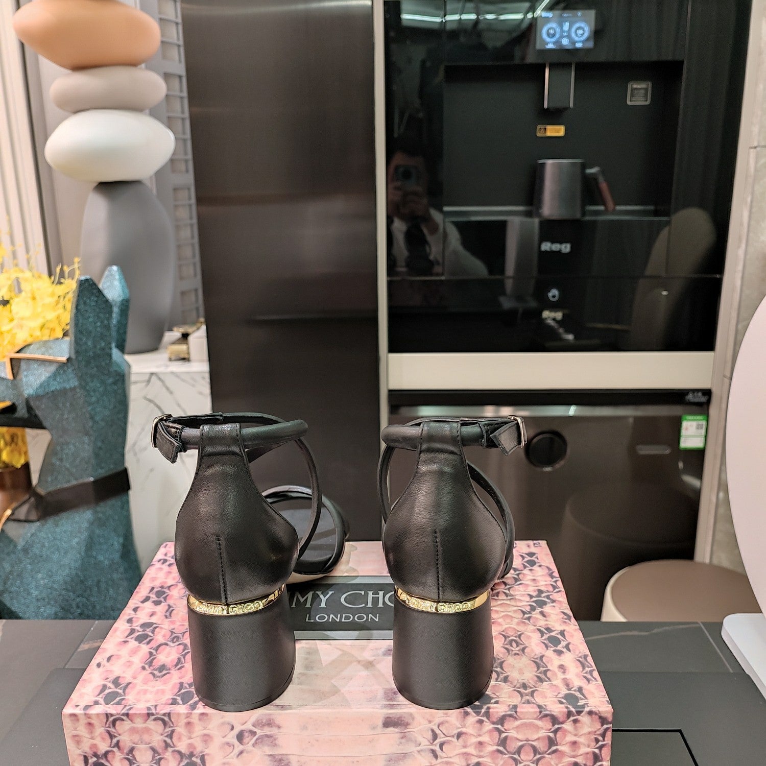 JIMM* 24 new thick heel high heels 1:1 VIP