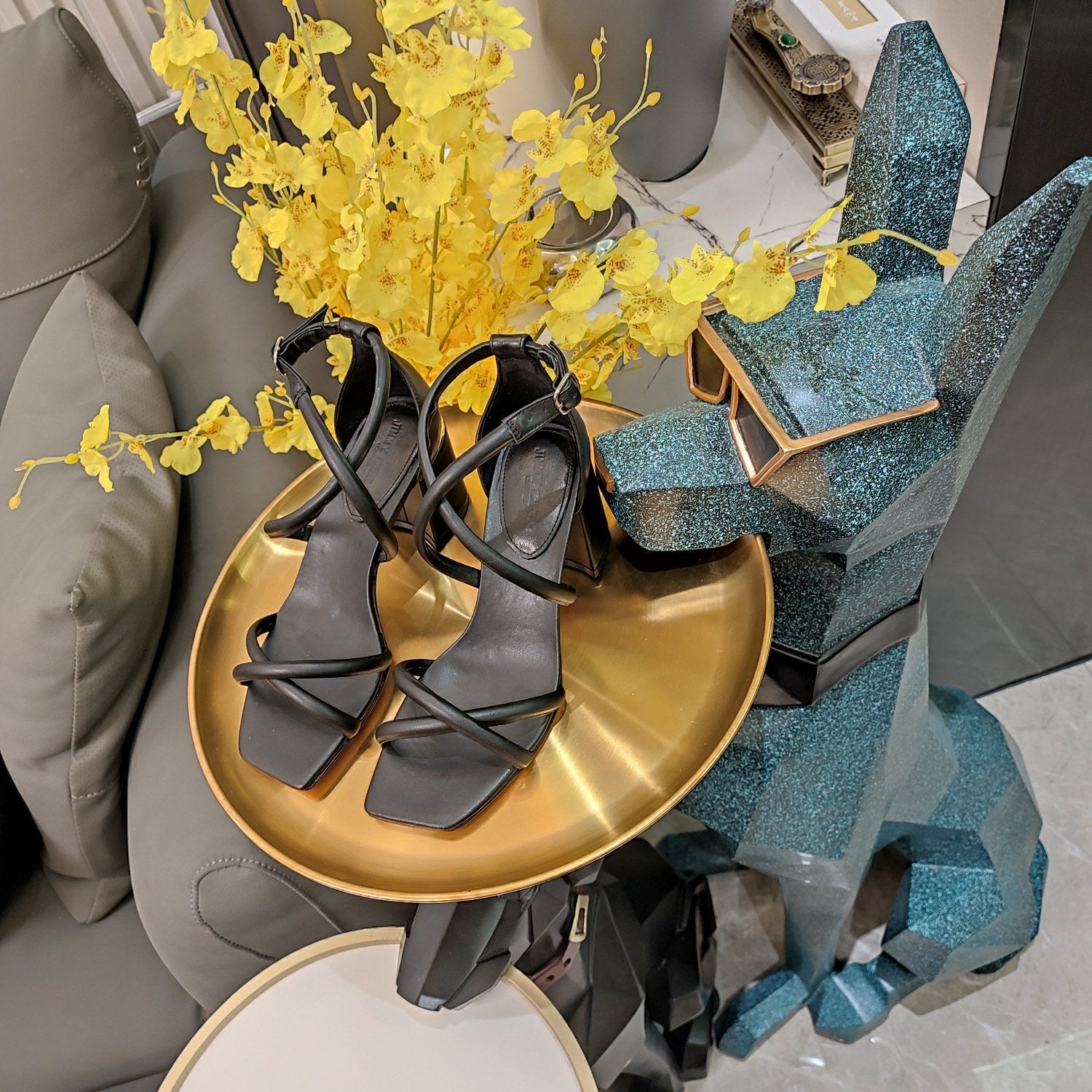 JIMM* 24 new thick heel high heels 1:1 VIP