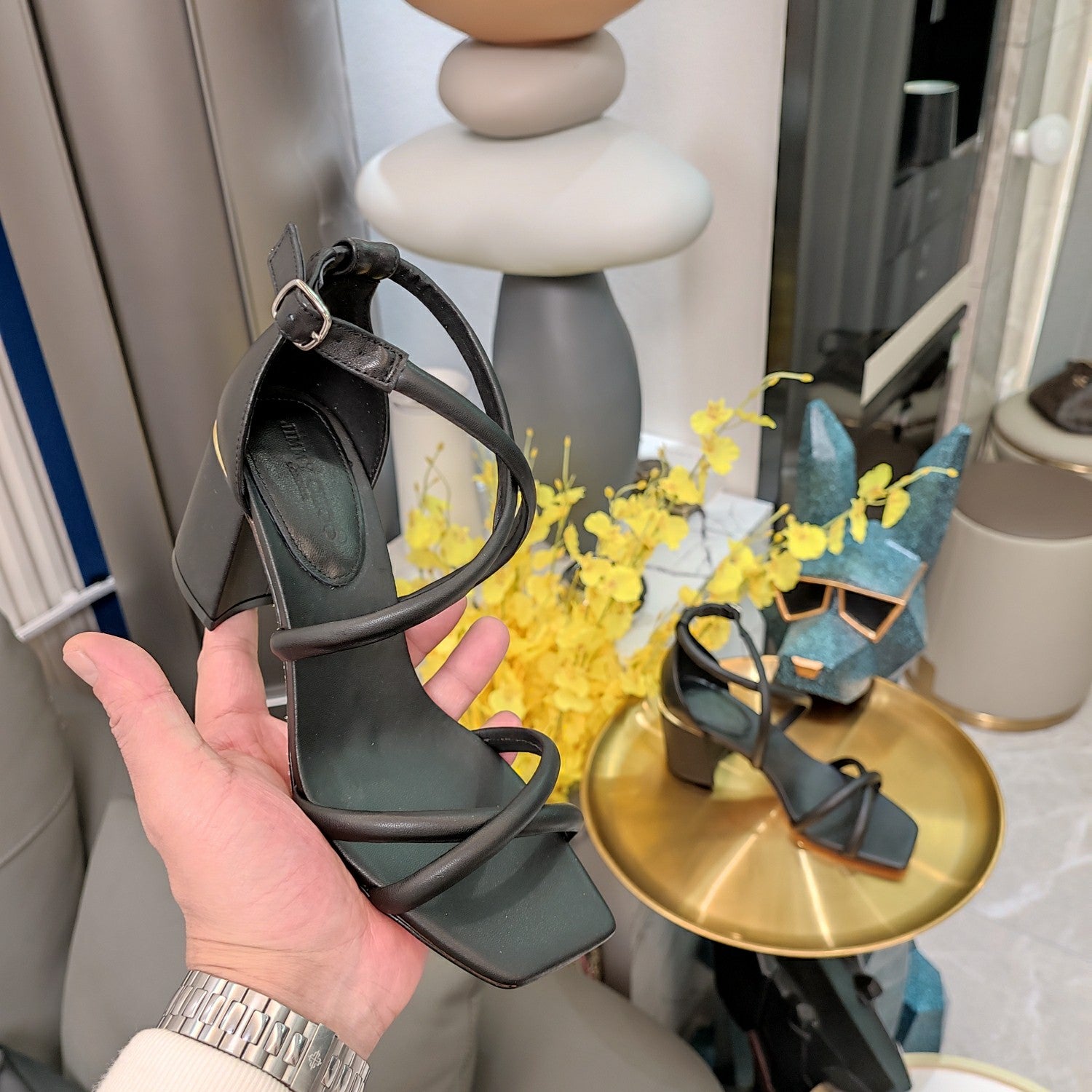 JIMM* 24 new thick heel high heels 1:1 VIP