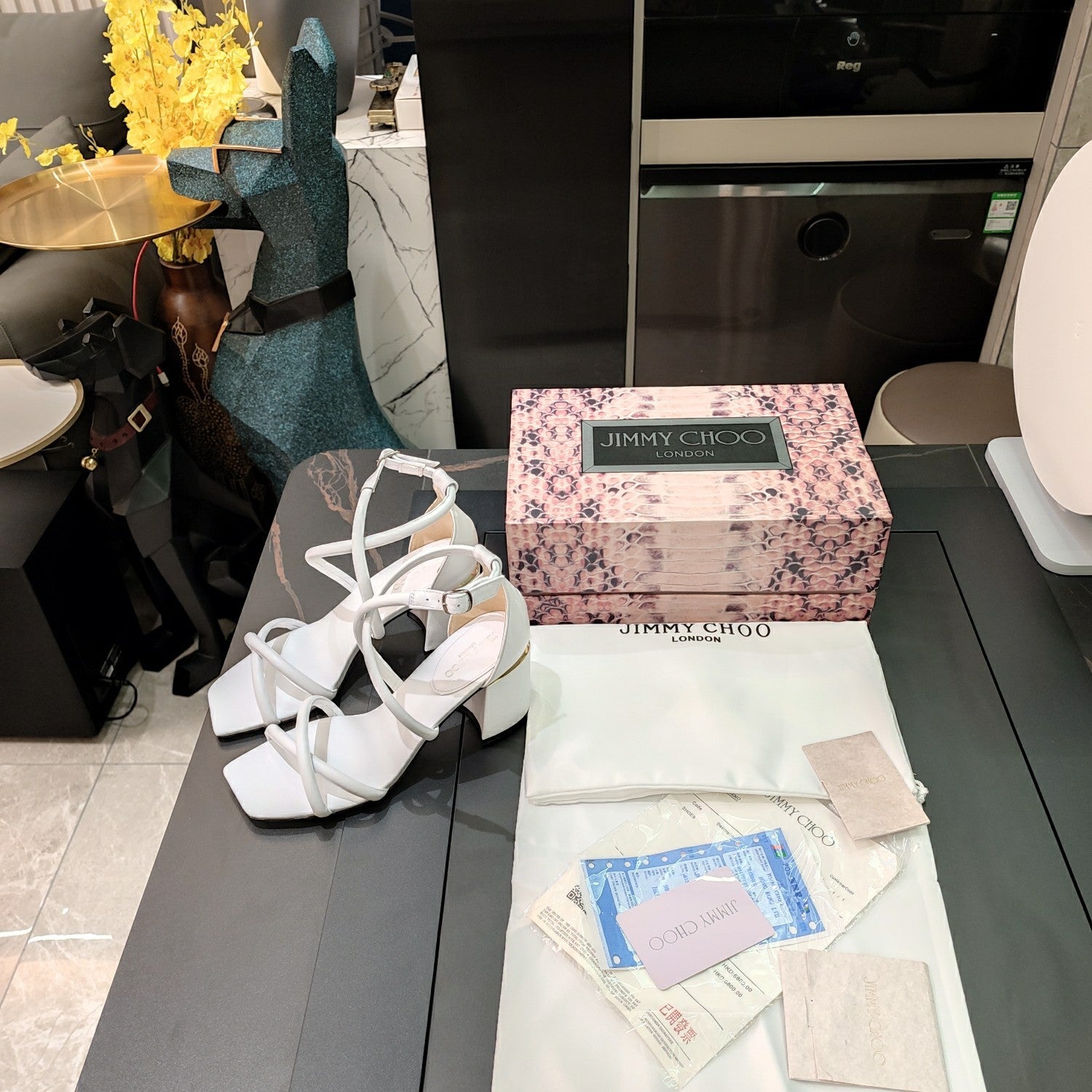 JIMM* 24 new thick heel high heels 1:1 VIP