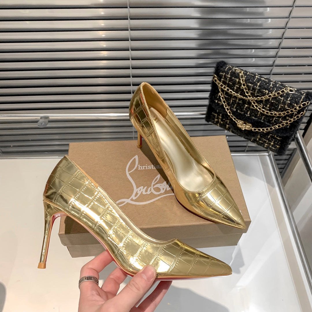 CL* new red sole high heels