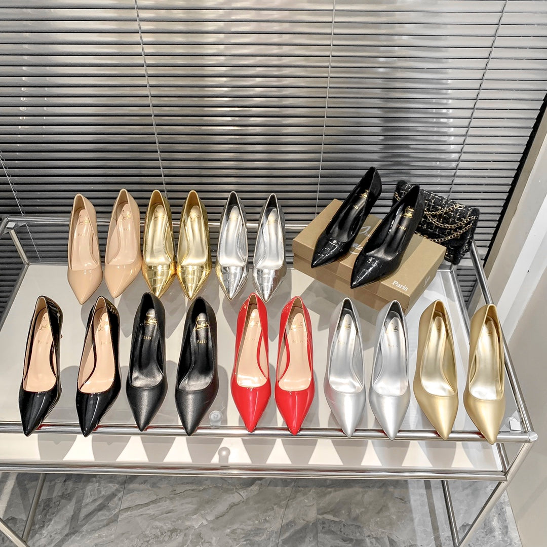 CL* new red sole high heels