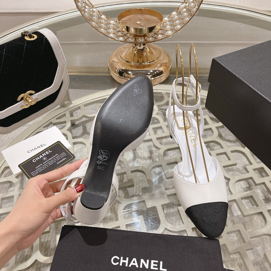 CHAN * 24 new style cat heel sandalsVIP1：1