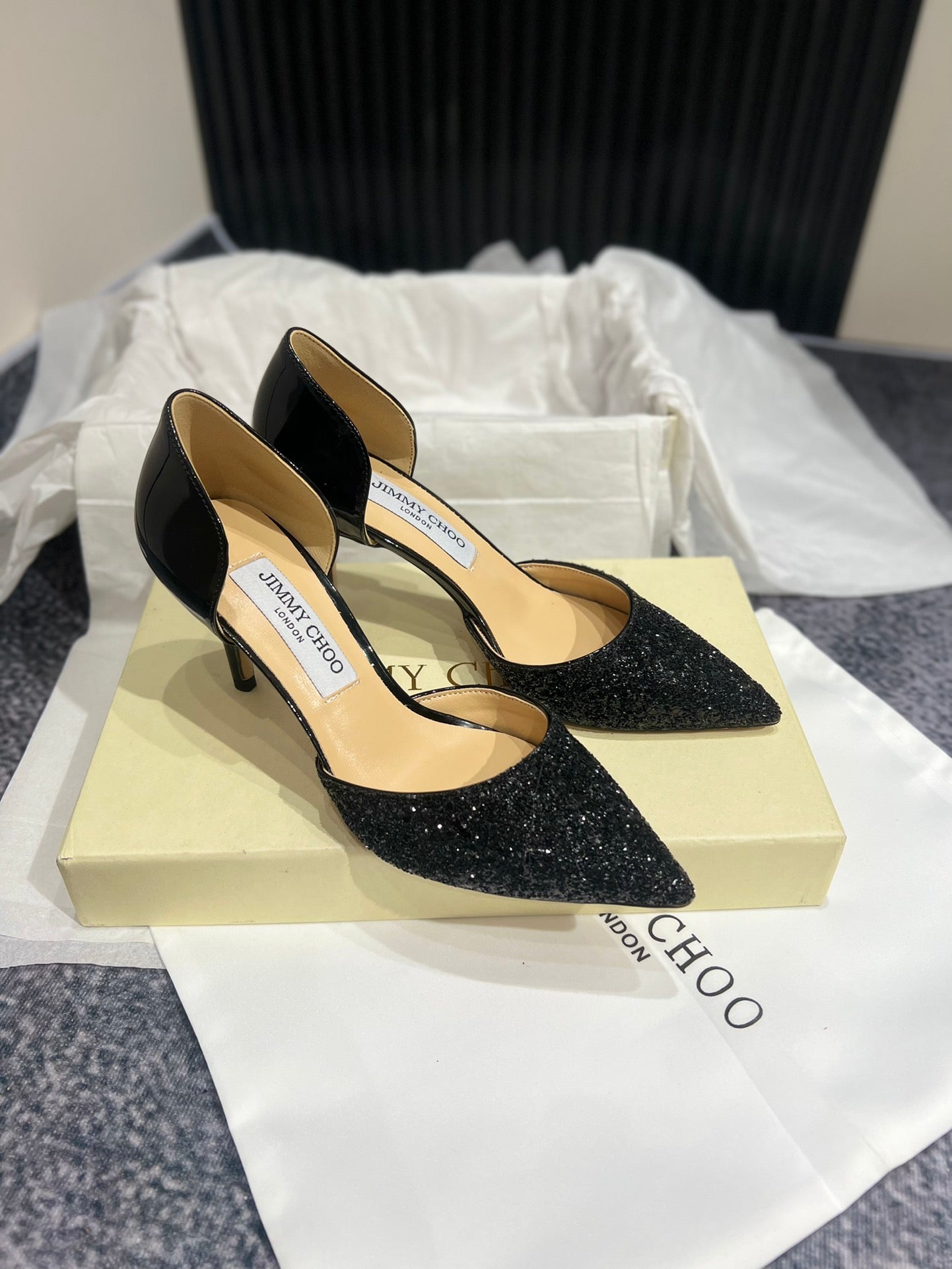 JIM* CHO* sequined shoes