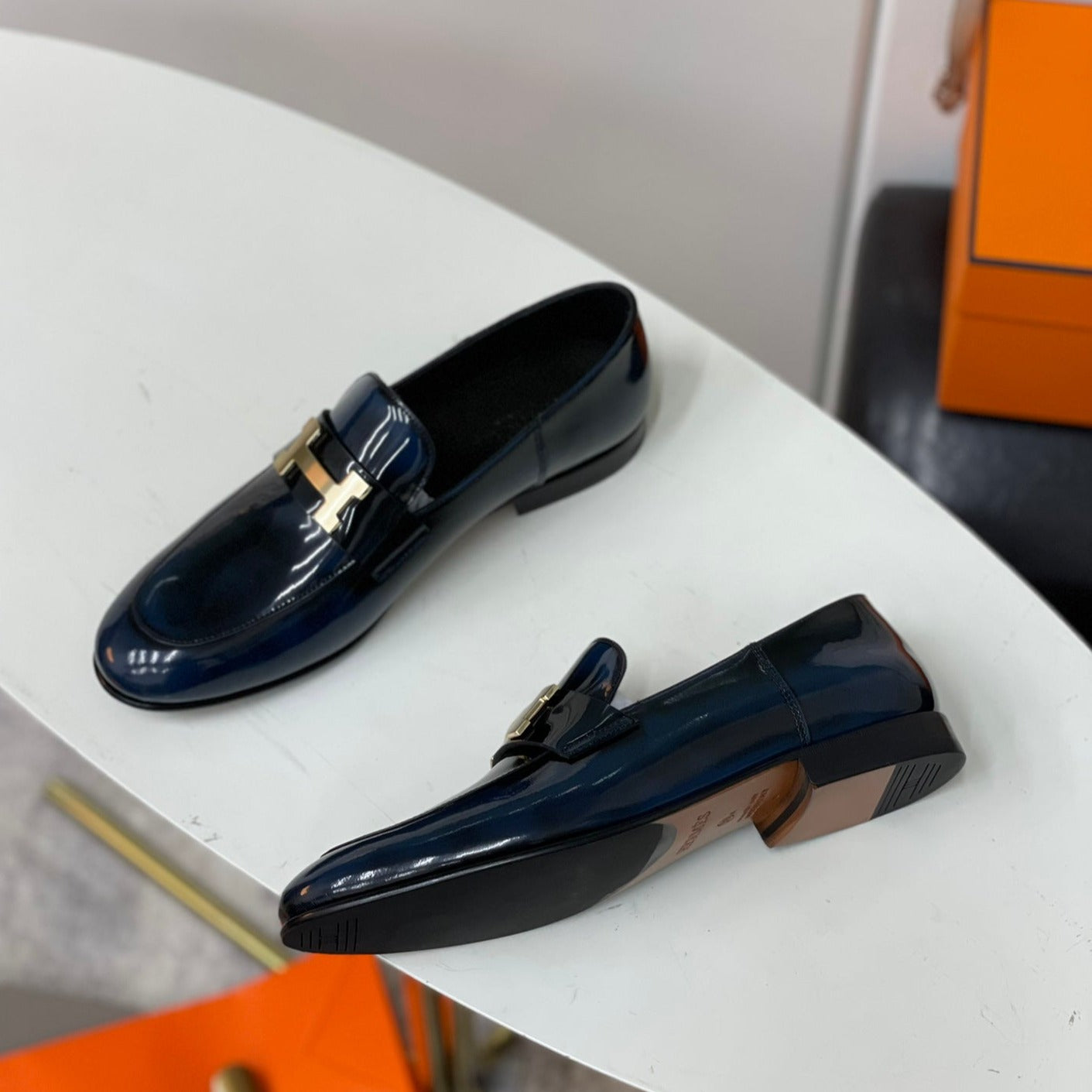 HEM* new cowhide leather shoes 1：1  VIP