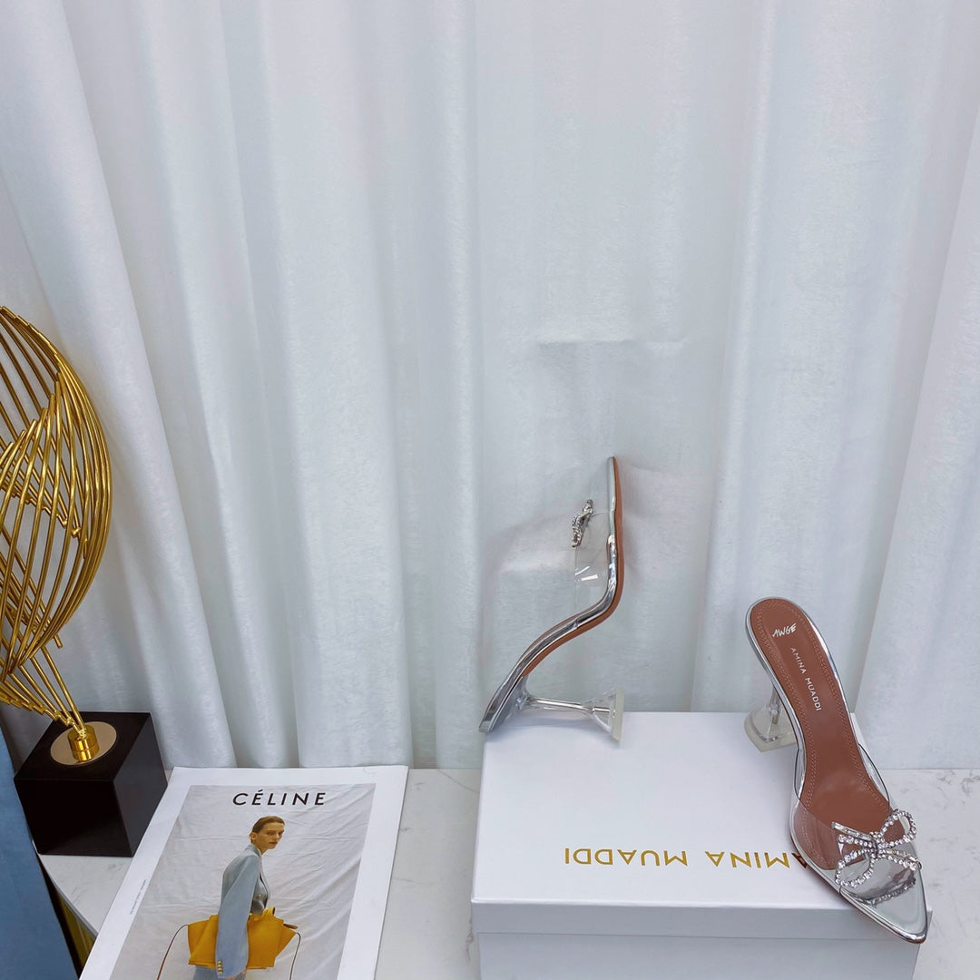 Ami* Muad* Pointed Toe Rhinestone Pumps