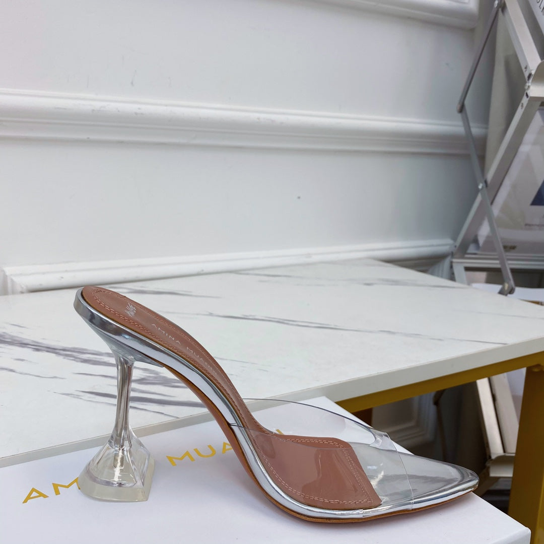 Ami* Muad* Pointed Toe Rhinestone Pumps