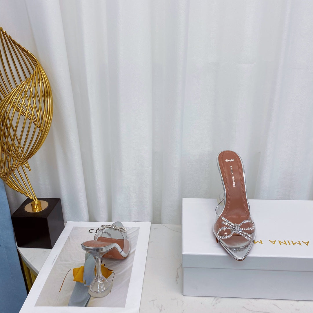 Ami* Muad* Pointed Toe Rhinestone Pumps