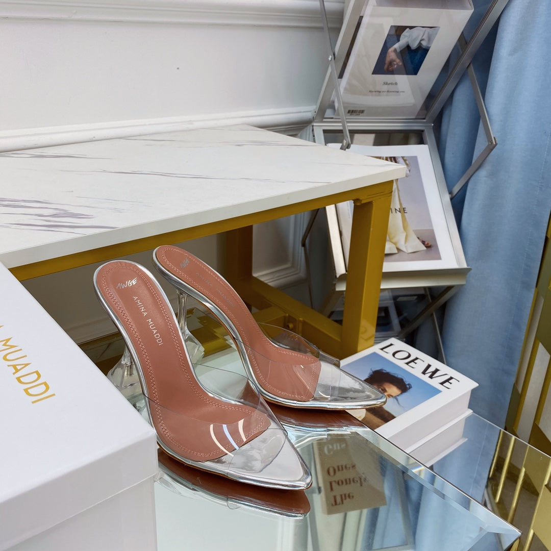 Ami* Muad* Pointed Toe Rhinestone Pumps