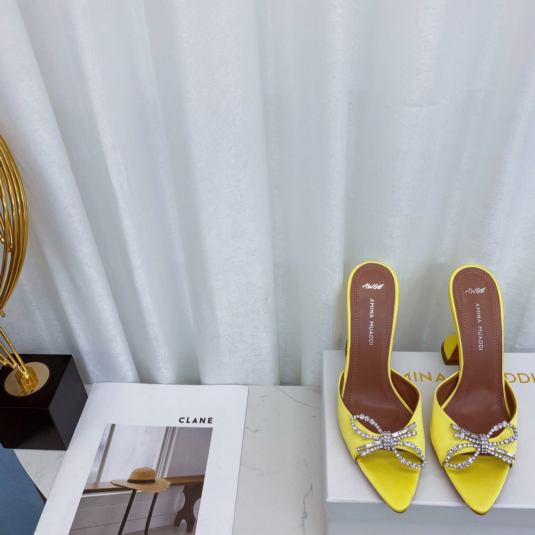 Ami* Muad* Pointed Toe Rhinestone Pumps