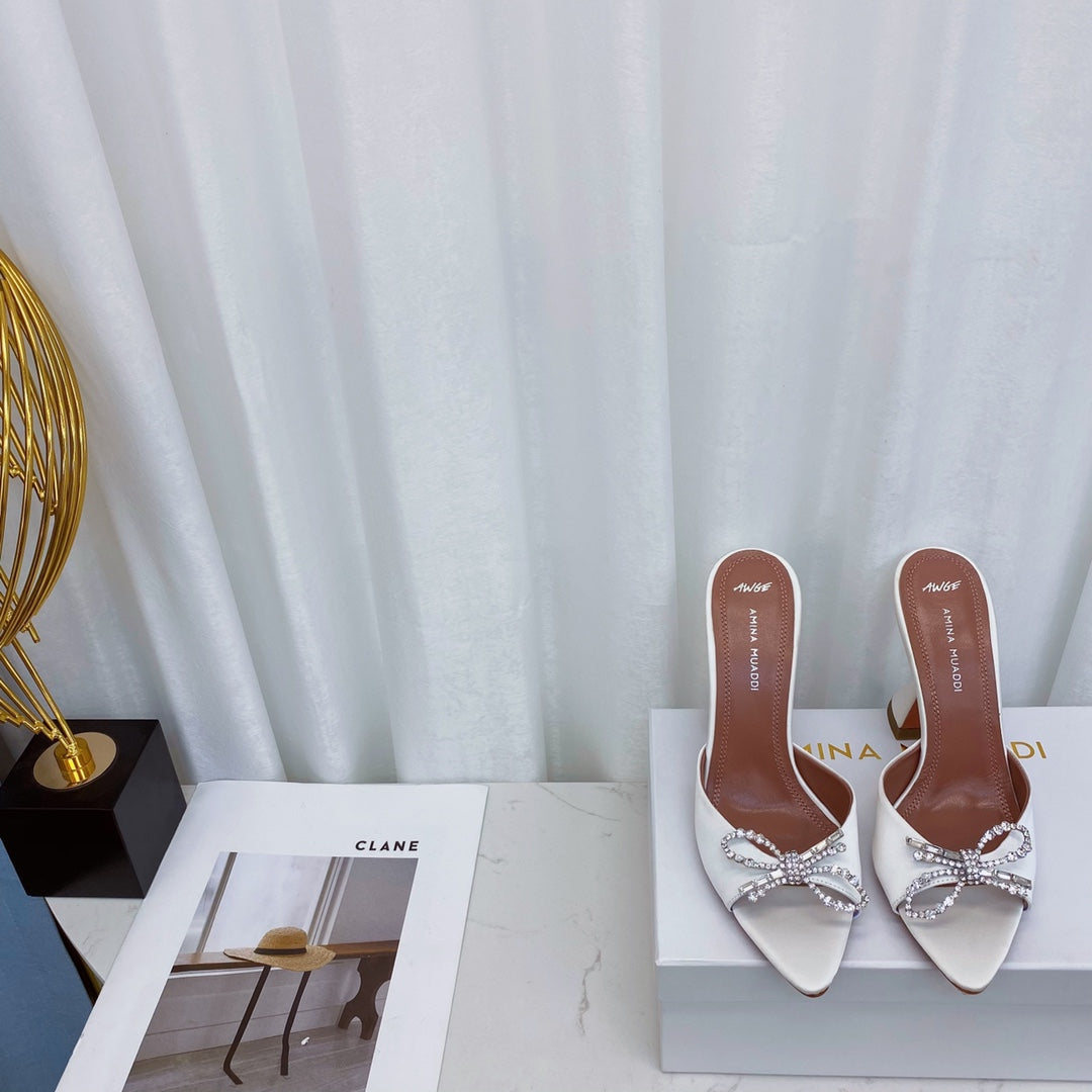 Ami* Muad* Pointed Toe Rhinestone Pumps