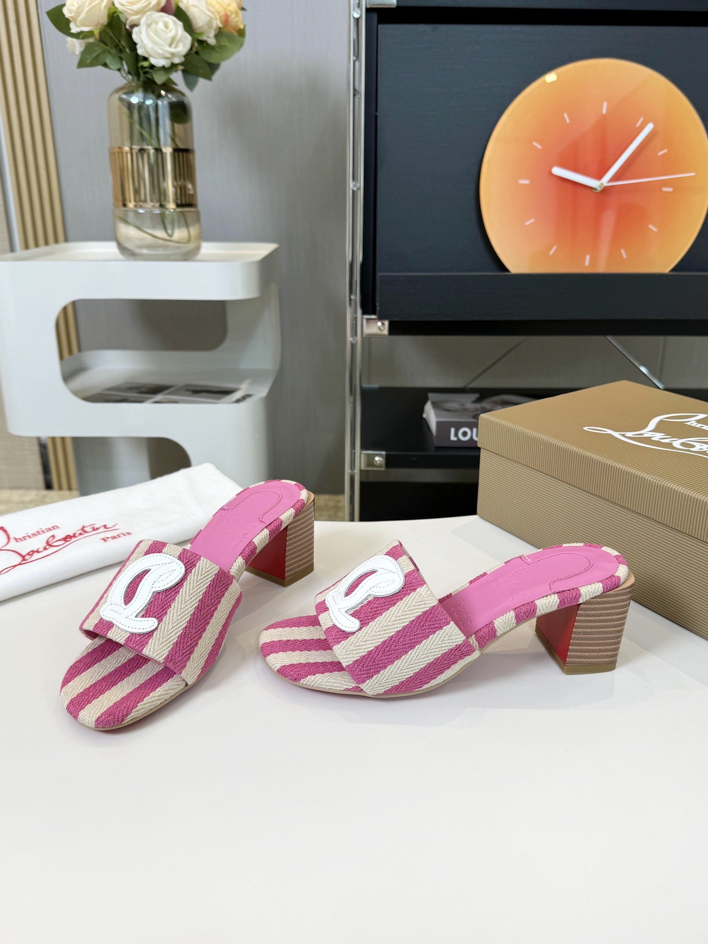 CHRIS* LOUB* 24SS Slippers 1:1 VIP