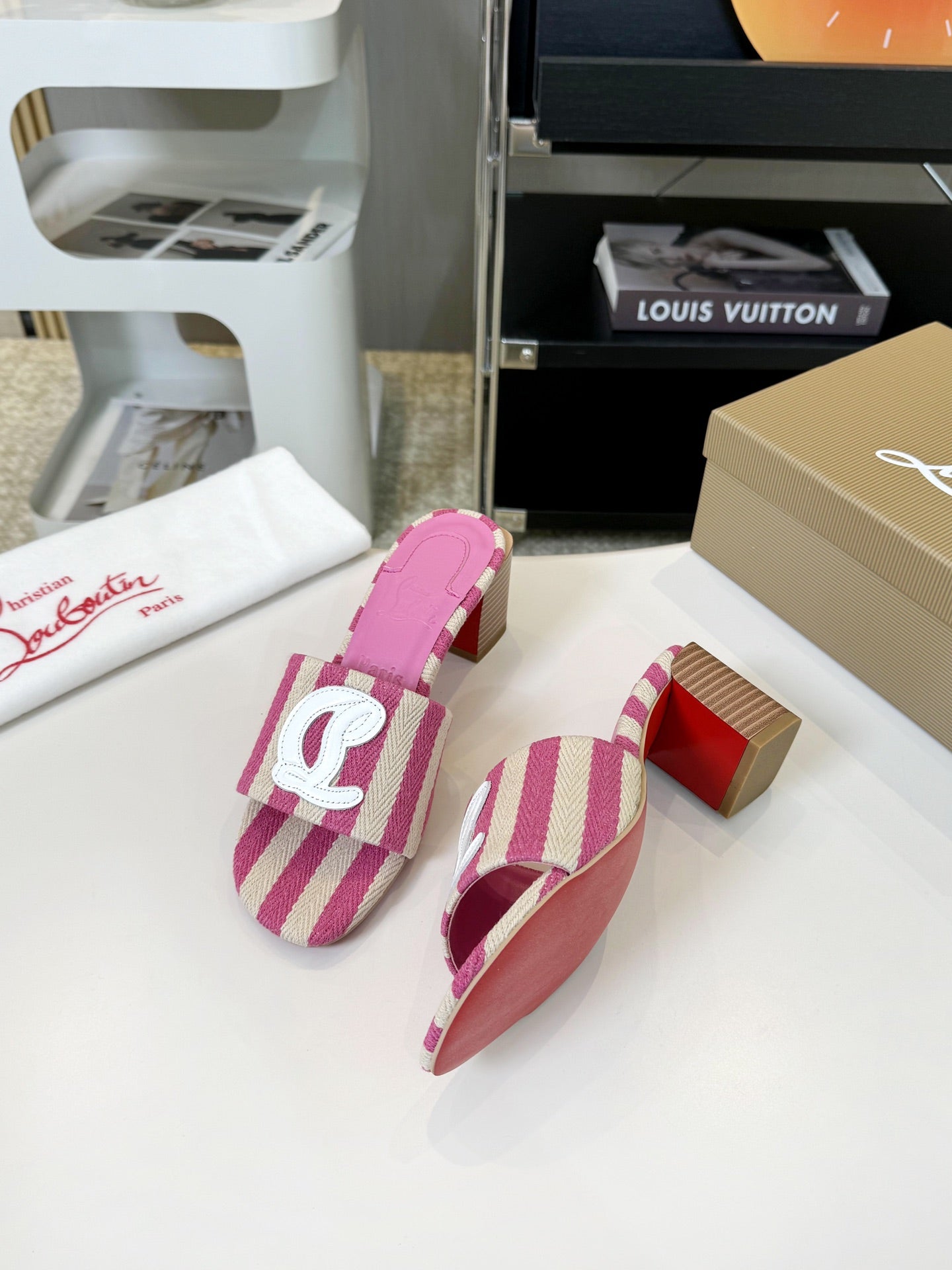 CHRIS* LOUB* 24SS Slippers 1:1 VIP